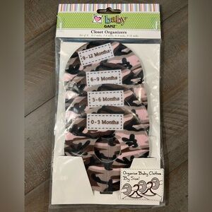 Baby Ganz Closet Organizers Pink Camouflage